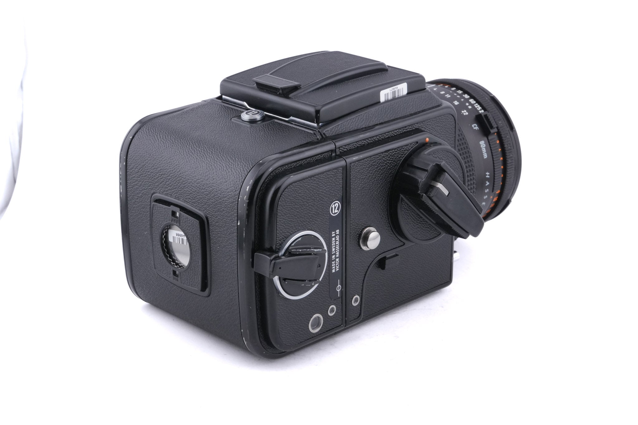 Hasselblad 500C/M (Black, 10170) + 80mm f2.8 Planar T* CF (20029) + Waist Level Finder (New / Black, 42323) + A12 Film Magazine (Black, 30147) + Standard Focusing Screen (42161)