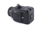 Hasselblad 500C/M (Black, 10170) + 80mm f2.8 Planar T* CF (20029) + Waist Level Finder (New / Black, 42323) + A12 Film Magazine (Black, 30147) + Standard Focusing Screen (42161)