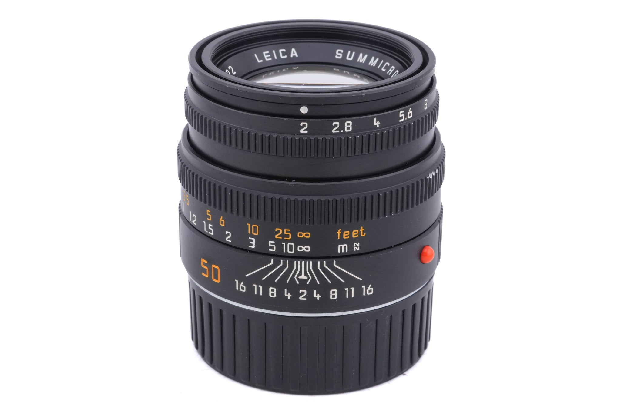 Leica 50mm f2 Summicron-M (Type V) (Black, 11826 / 11719)