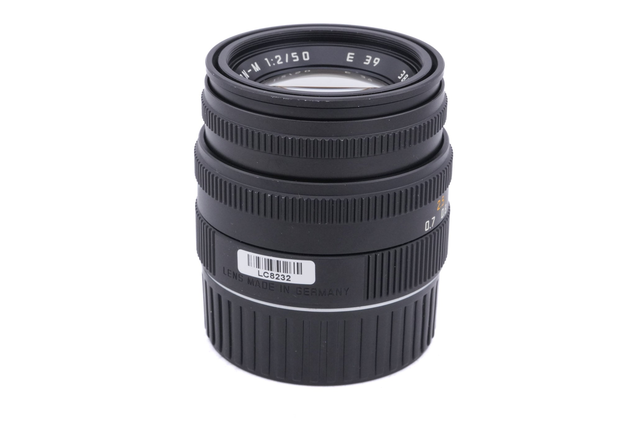 Leica 50mm f2 Summicron-M (Type V) (Black, 11826 / 11719)