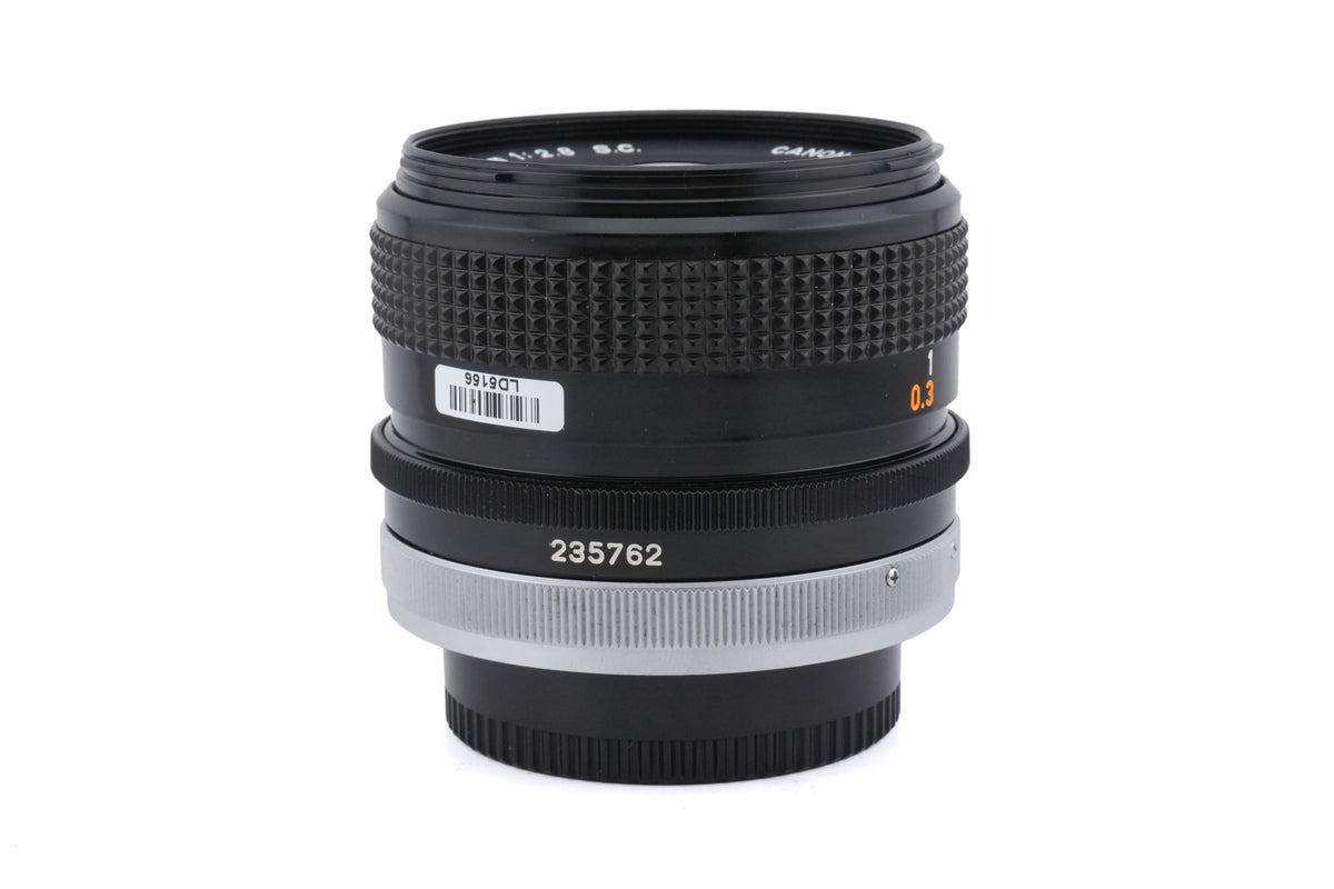 Canon 28mm f2.8 S.C.