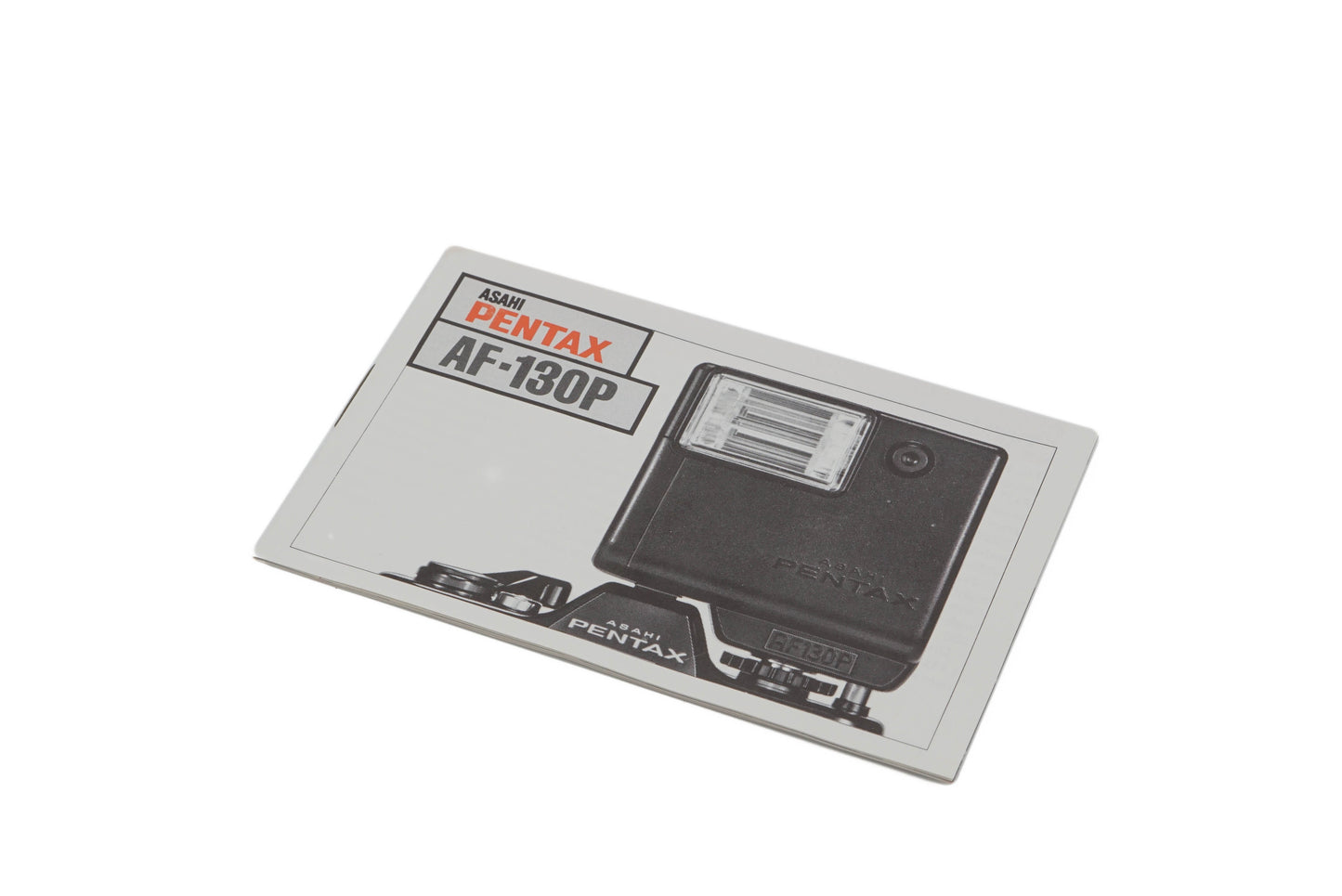 Pentax AF-130P Instructions - Accessory