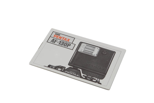 Pentax AF-130P Instructions - Accessory