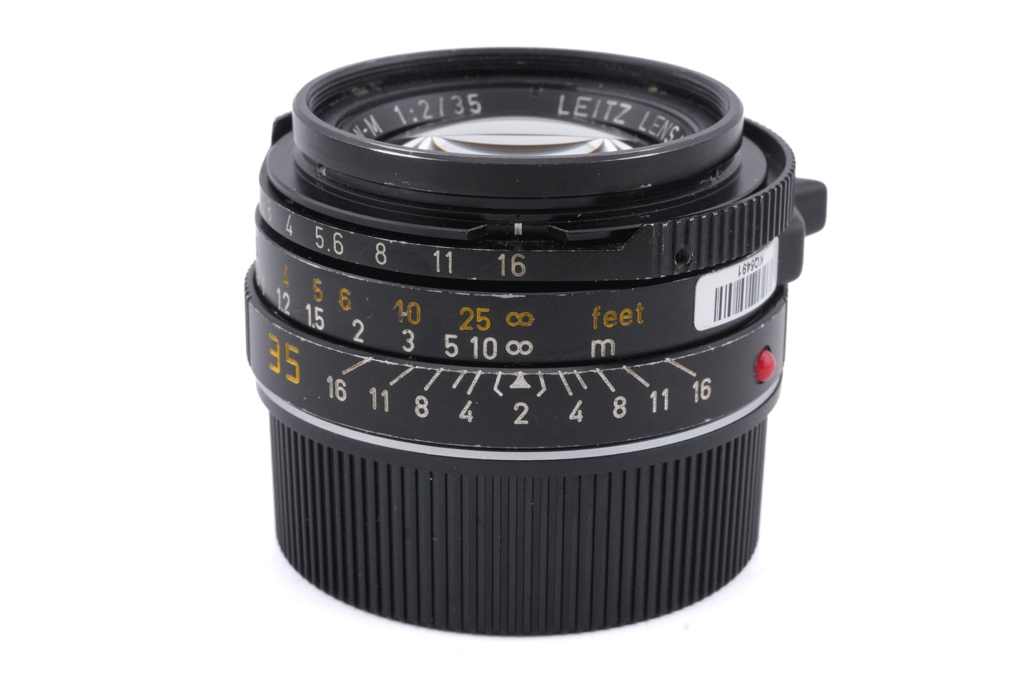 Leica 35mm f2 Summicron-M (Type IV) (Black, 11310) - Lens