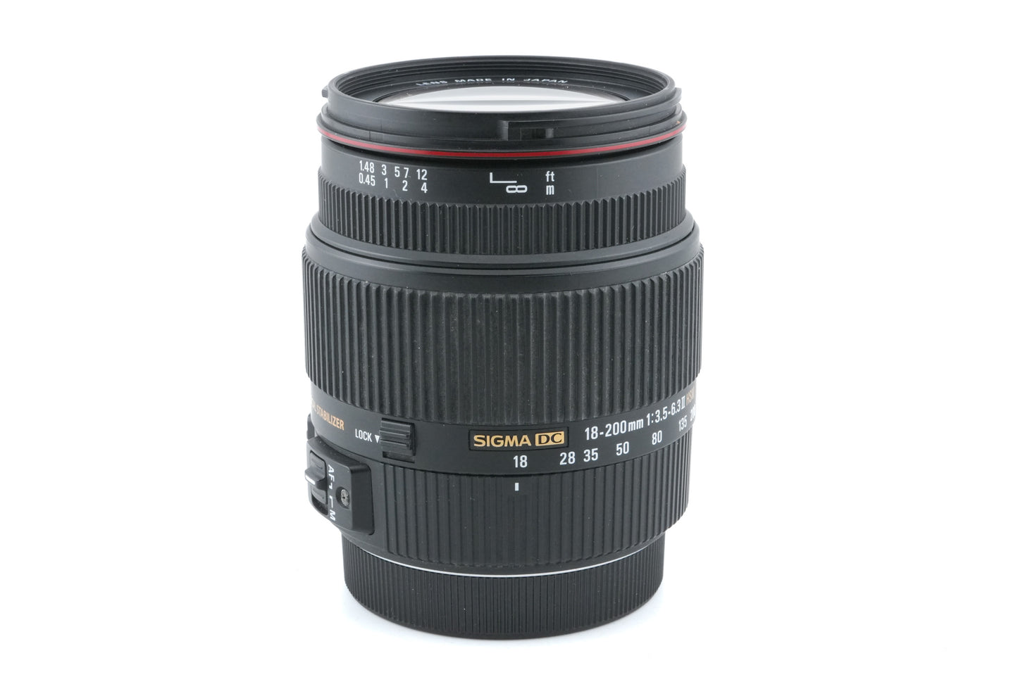 Sigma 18-200mm f3.5-6.3 DC OS HSM II - Lens