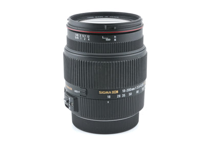 Sigma 18-200mm f3.5-6.3 DC OS HSM II - Lens