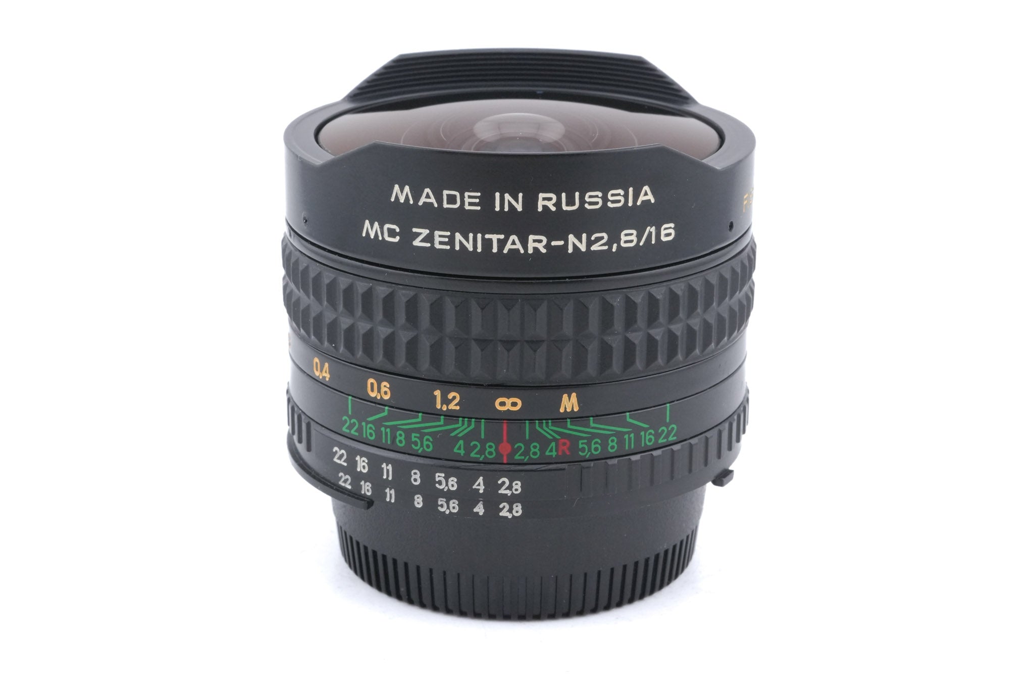 Zenit 16mm f2.8 MC Zenitar-N Fish-Eye AI - Lens
