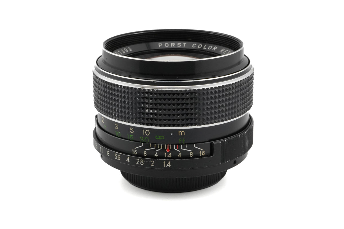 Porst 55mm f1.4 Color Reflex MC Auto