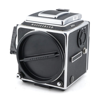 Hasselblad 503CW + Waist Level Finder (New / 42315 Chrome)