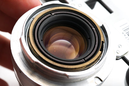 Leica 35mm f2 Summicron (Type I, Goggles) (8-Element) (Silver, SAMWO / 11108)