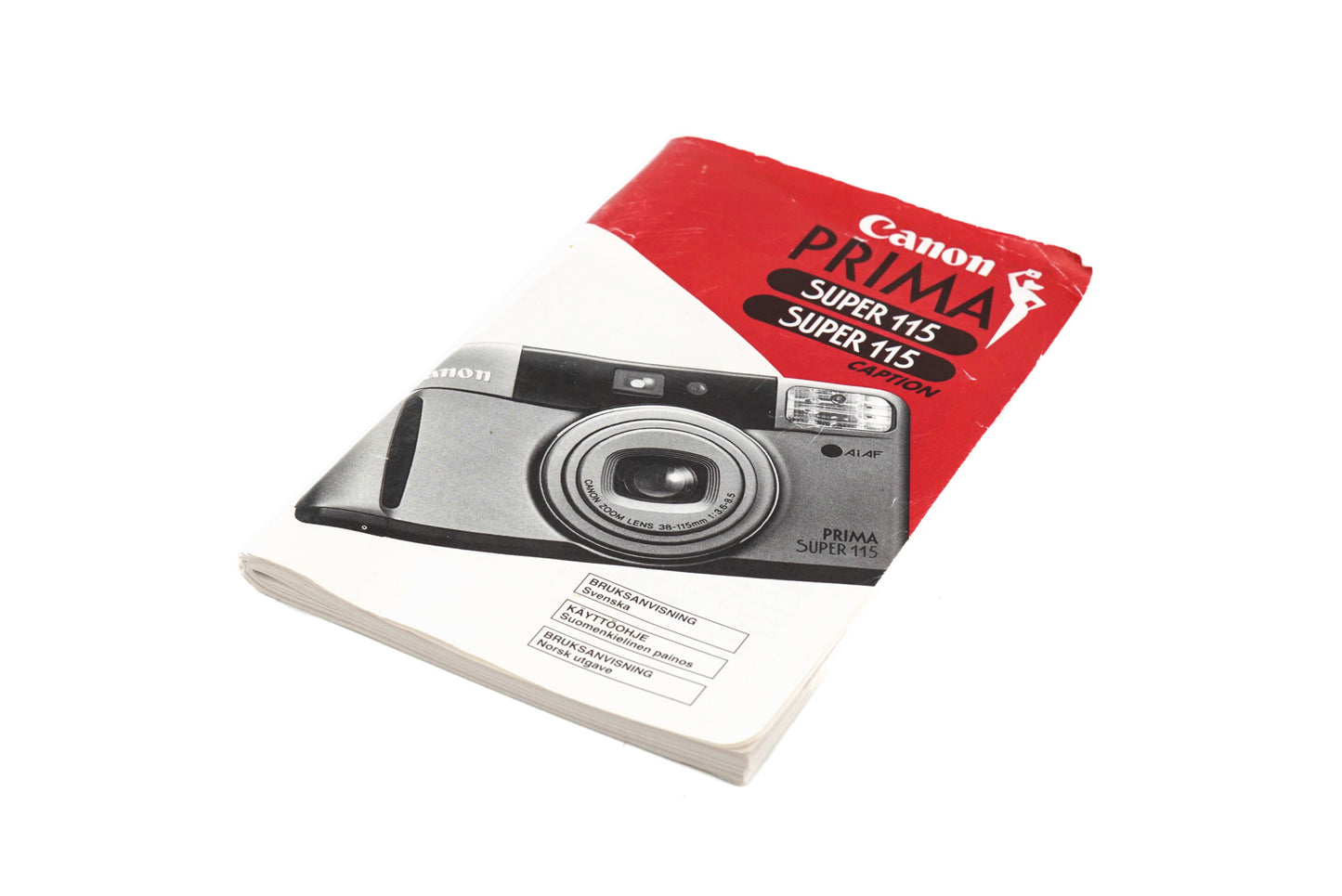 Canon Prima Super 115 Instructions