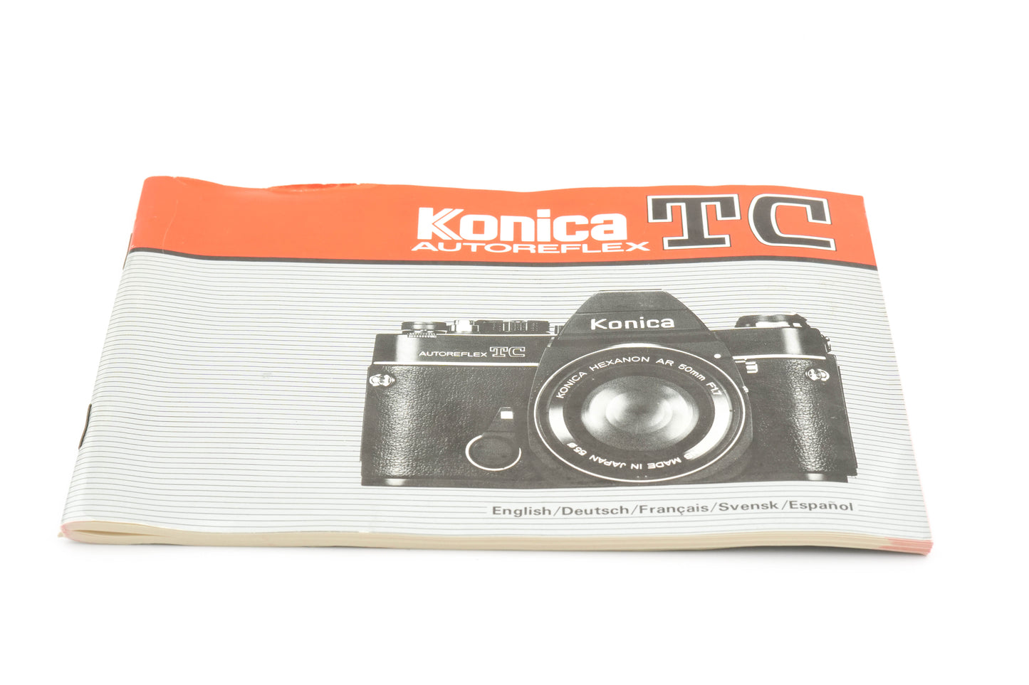 Konica Autoreflex TC Instructions