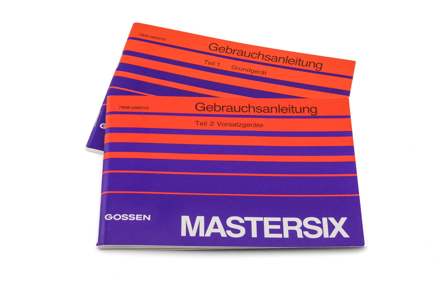 Gossen Mastersix Instructions (Part 1) + Mastersix Instructions (Part 2)
