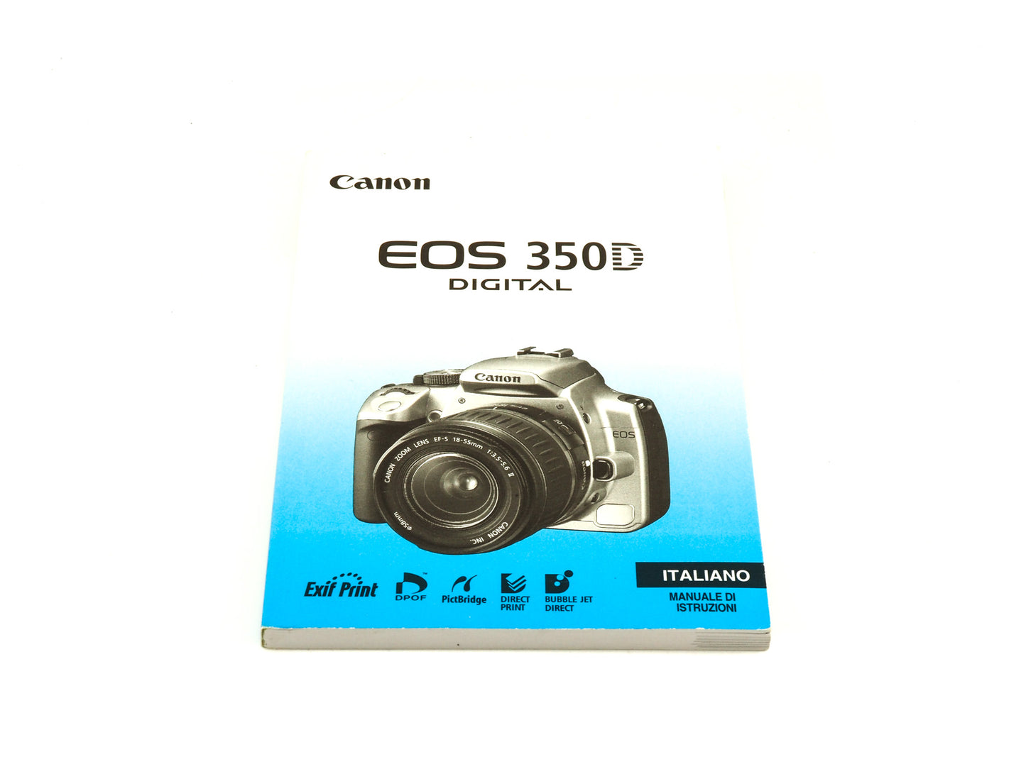 Canon 350D Instructions