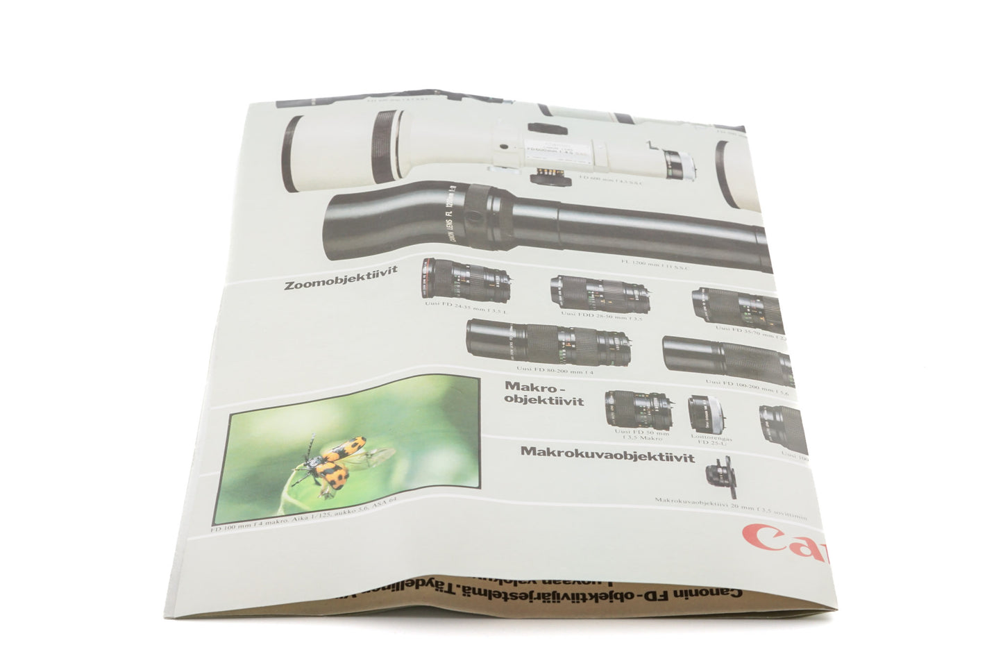 Canon FD Lens Brochure