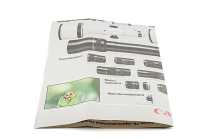 Canon FD Lens Brochure