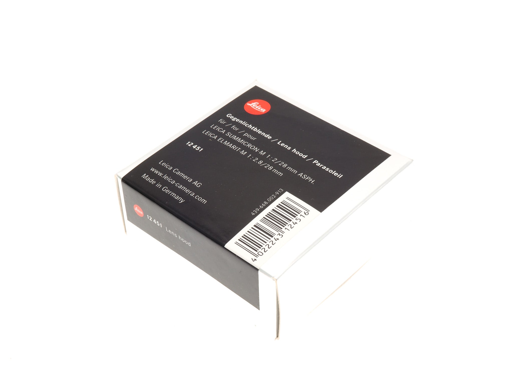 Leica Lens Hood (28mm f2/2.8) (12451) - Accessory