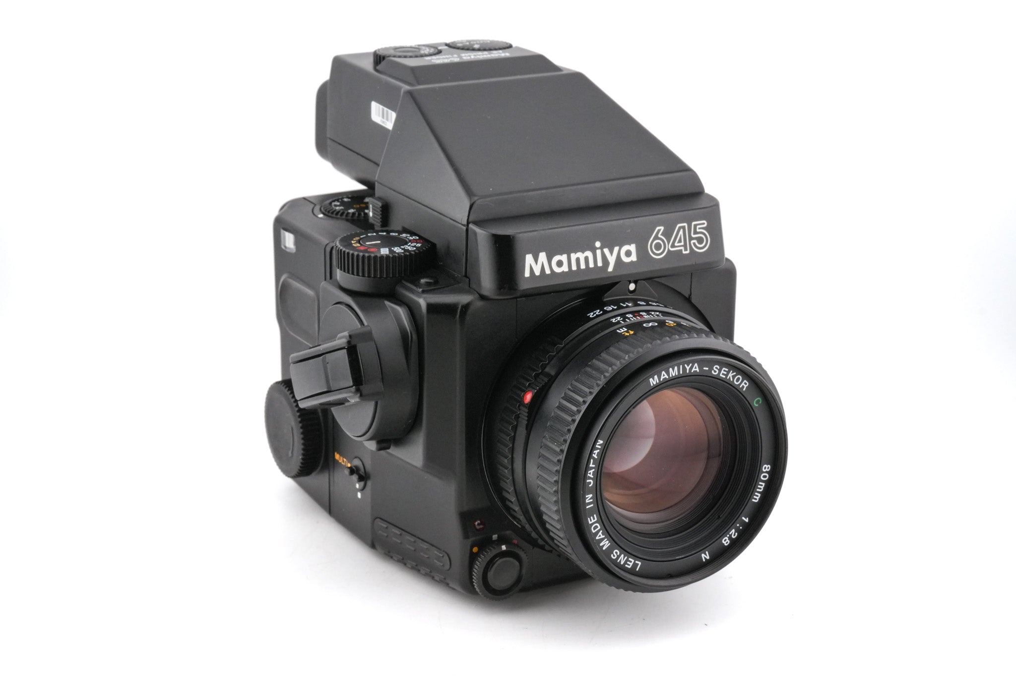 Mamiya M645 Super + 80mm f2.8 Sekor C N + AE Prism Finder N + 120/220 Roll  Film Holder N