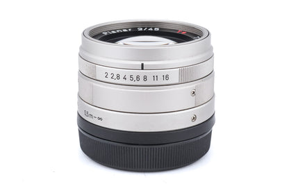 Carl Zeiss 45mm f2 Planar T*