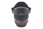 Walimex 8mm f3.5 Fish-Eye CS II UMC
