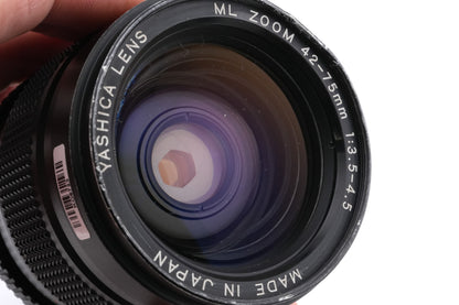 Yashica 42-75mm f3.5-4.5 ML Zoom