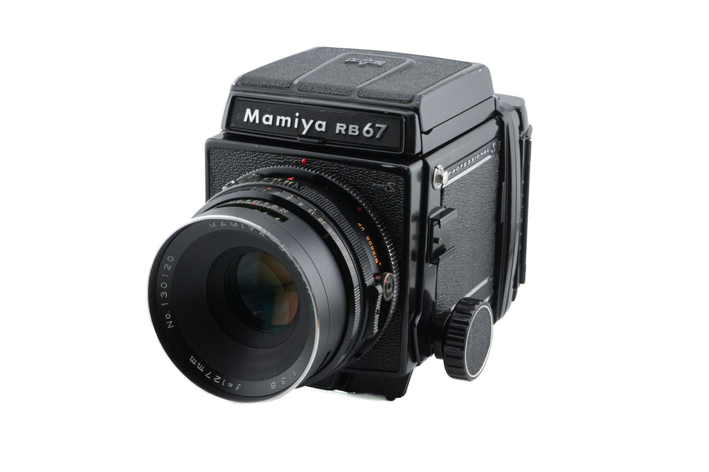 Mamiya RB67 Pro-S + Waist Level Finder + 120 6x7 Pro Roll Film Holder + 127mm f3.8 Sekor C
