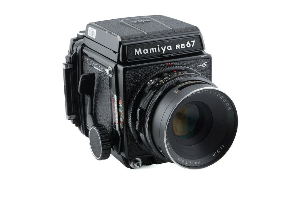 Mamiya RB67 Pro-S + Waist Level Finder + 120 6x7 Pro Roll Film Holder + 127mm f3.8 Sekor C
