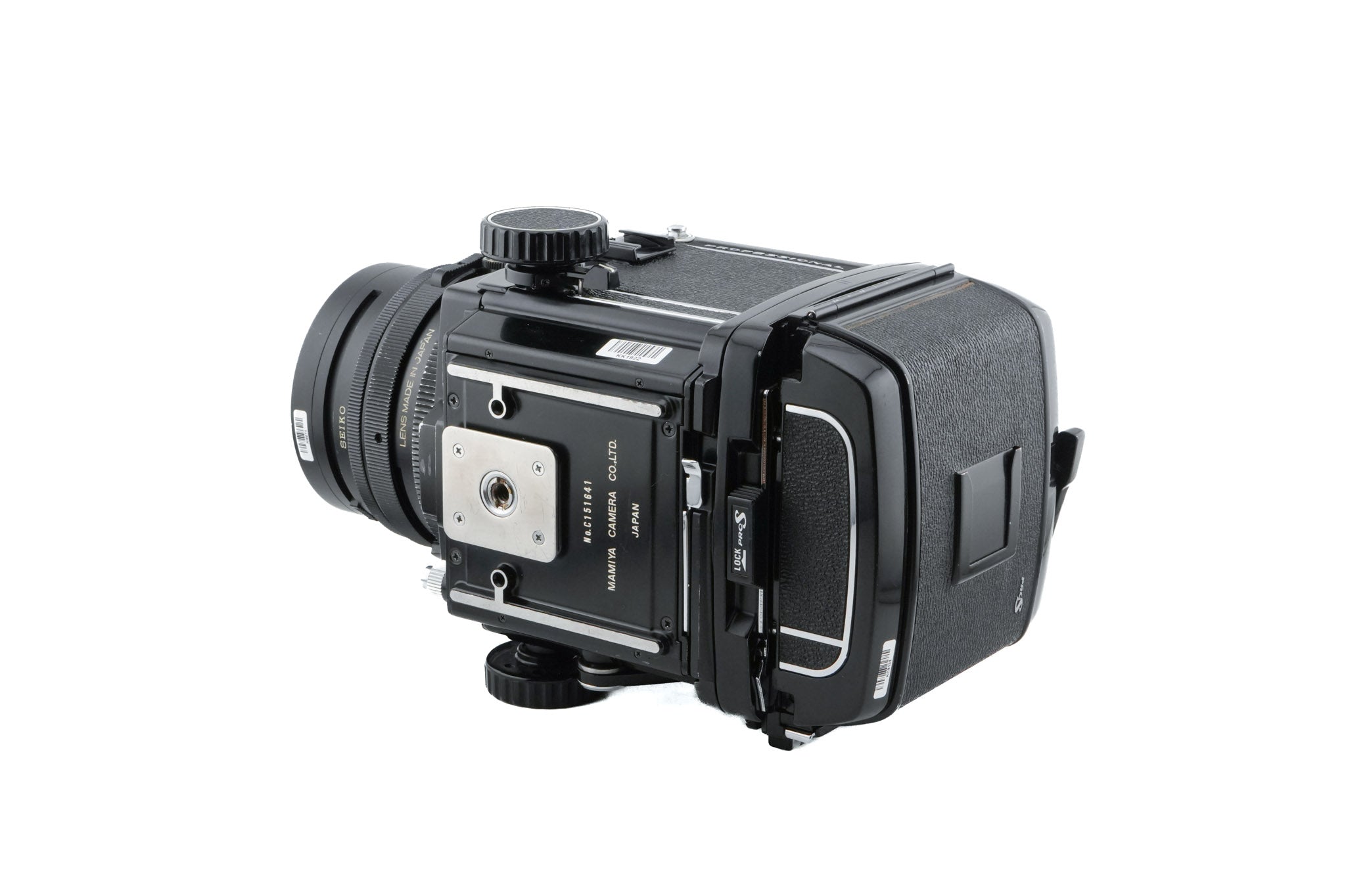 Mamiya RB67 Pro-S + Waist Level Finder + 120 6x7 Pro Roll Film Holder + 127mm f3.8 Sekor C
