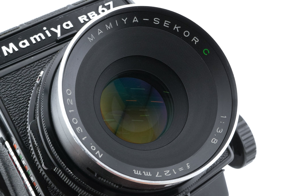 Mamiya RB67 Pro-S + Waist Level Finder + 120 6x7 Pro Roll Film Holder + 127mm f3.8 Sekor C