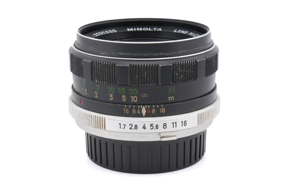 Minolta 55mm f1.7 MC Rokkor-PF