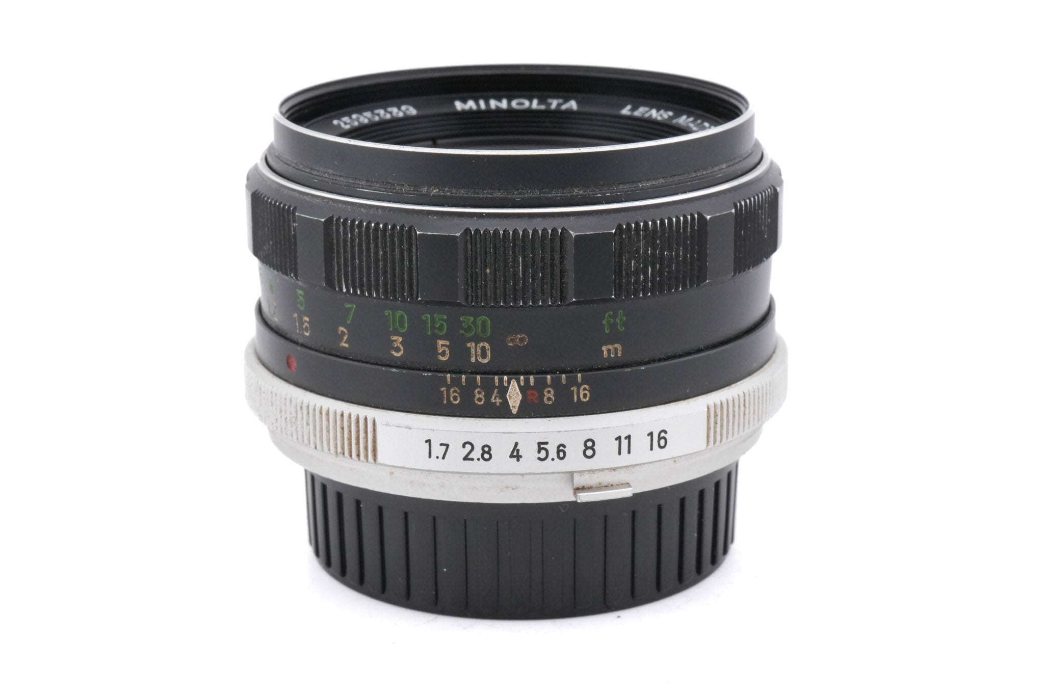 Minolta 55mm f1.7 MC Rokkor-PF