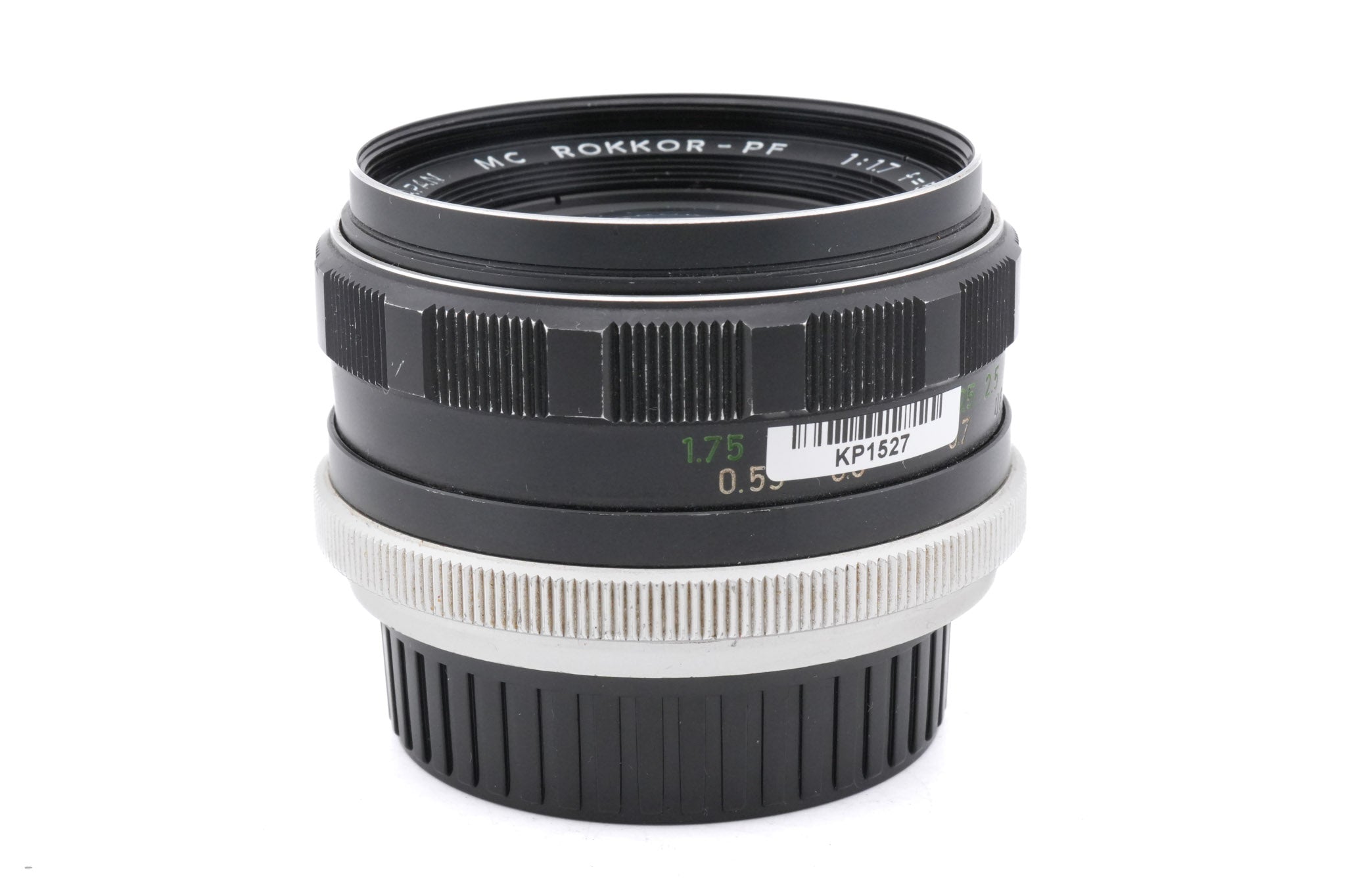 Minolta 55mm f1.7 MC Rokkor-PF