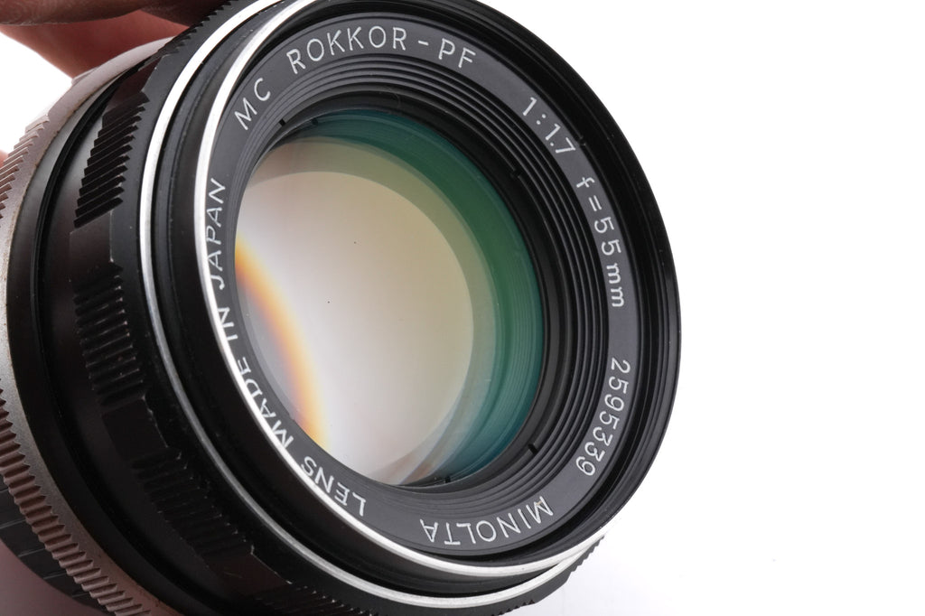 Minolta 55mm f1.7 MC Rokkor-PF