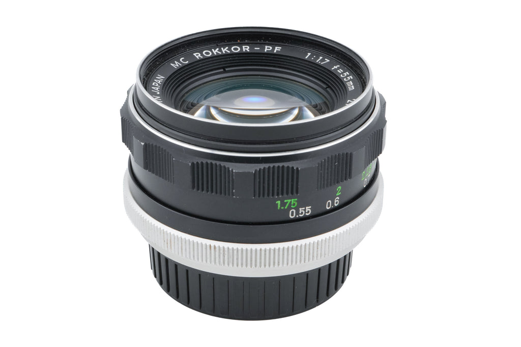 Minolta 55mm f1.7 MC Rokkor-PF