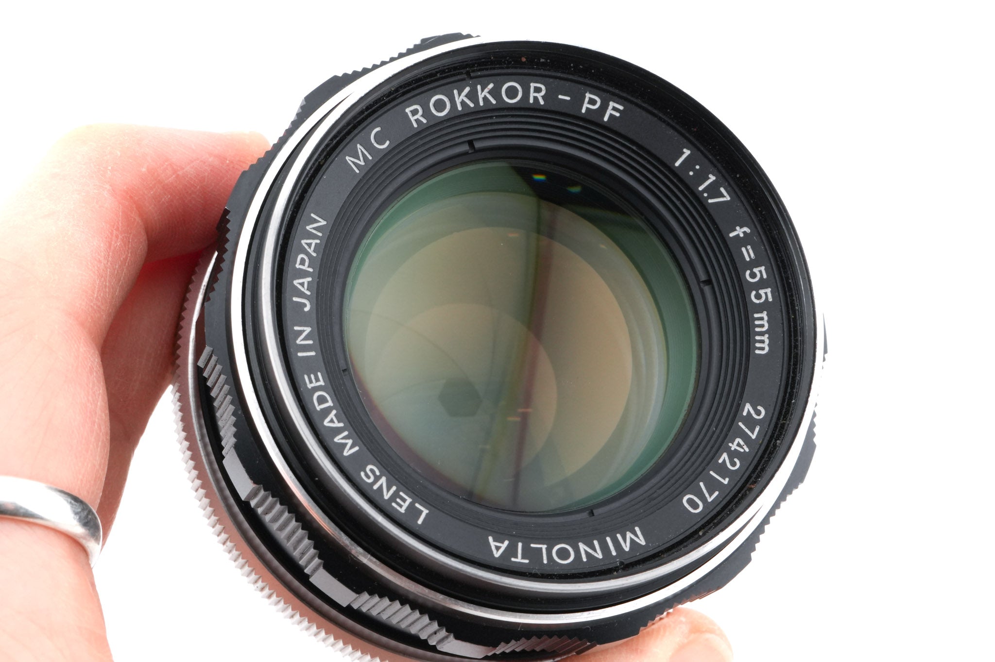 Minolta 55mm f1.7 MC Rokkor-PF