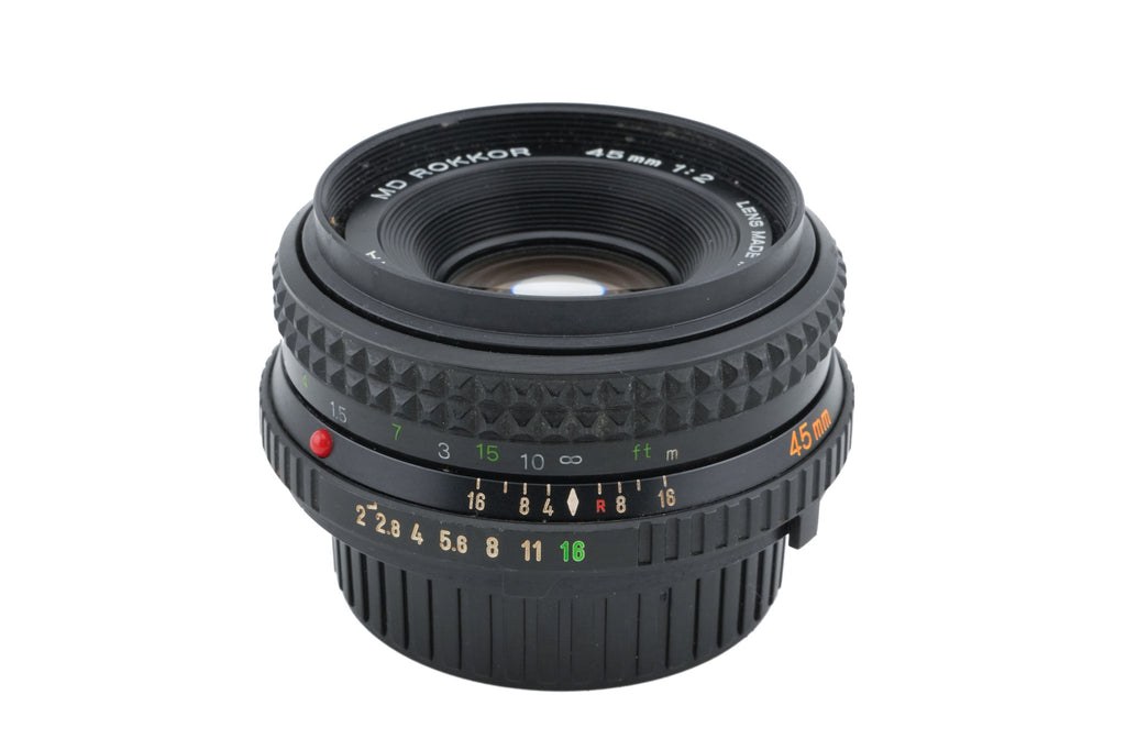 Minolta 45mm f2 MD Rokkor