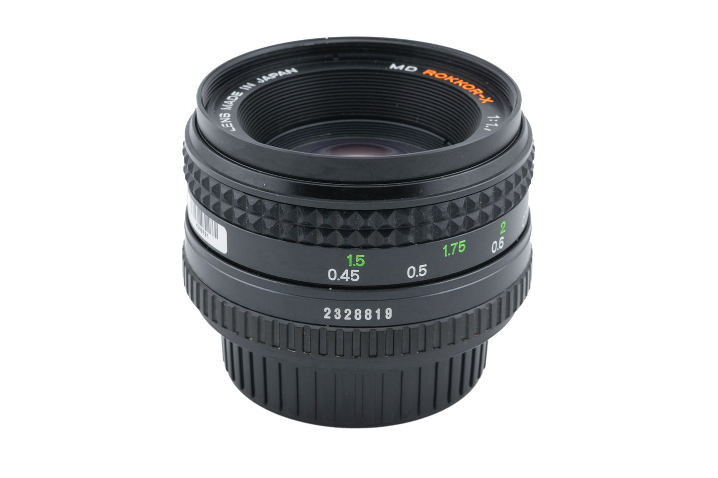 Minolta 50mm f1.7 MD Rokkor-X