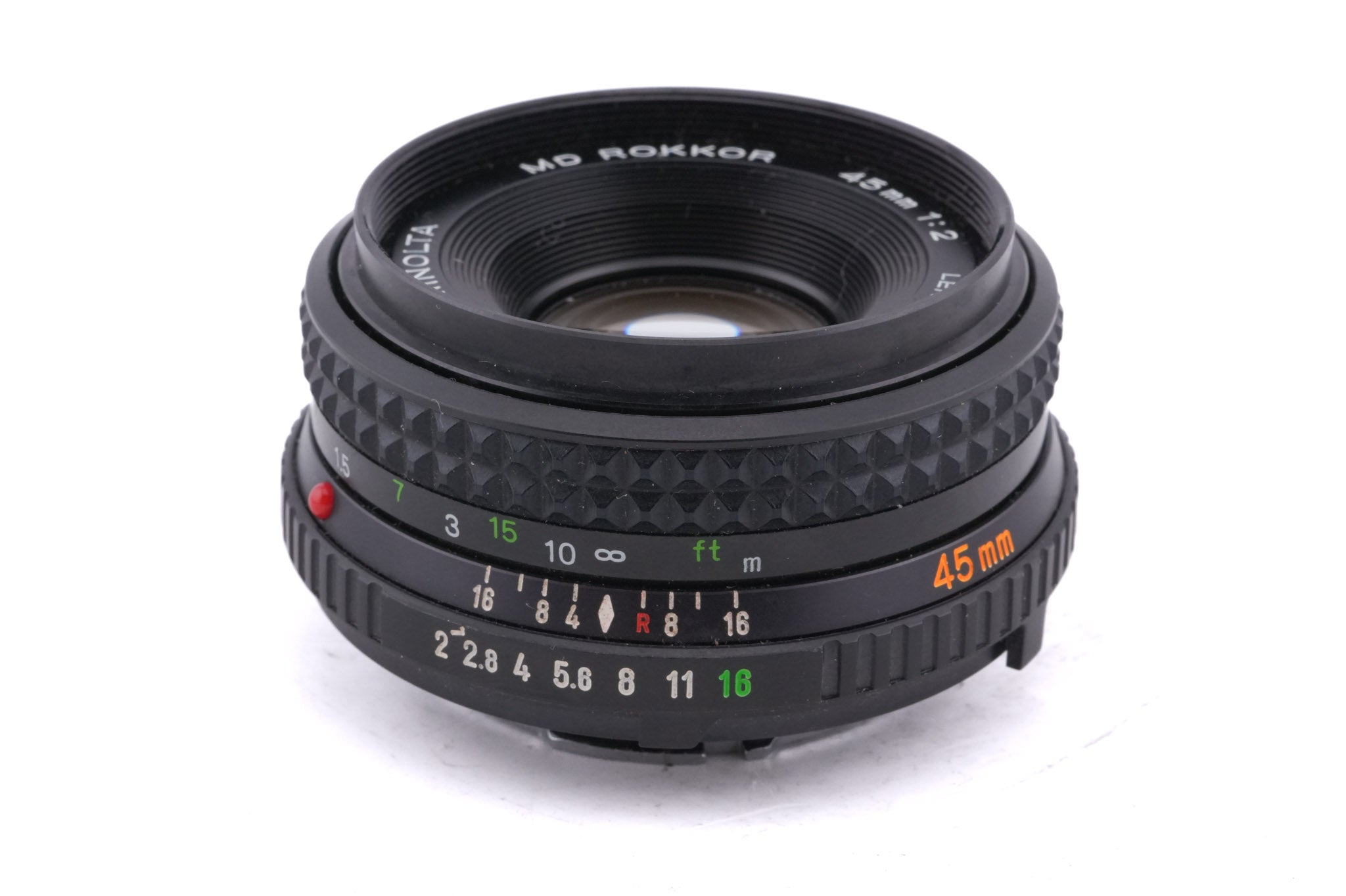 Minolta 45mm f2 MD Rokkor
