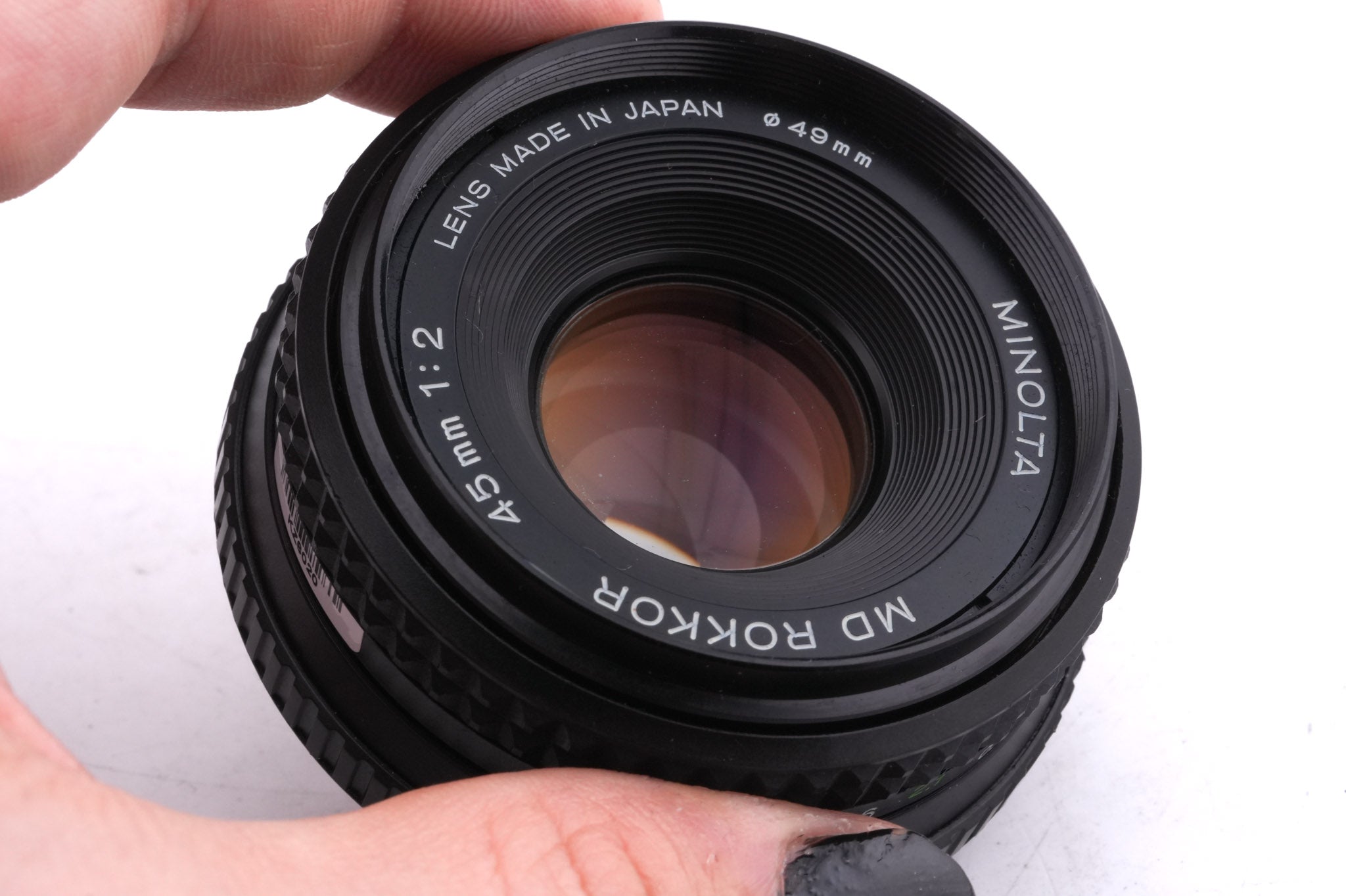 Minolta 45mm f2 MD Rokkor
