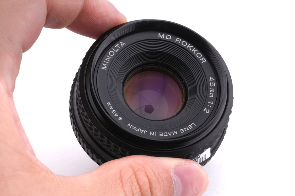 Minolta 45mm f2 MD Rokkor