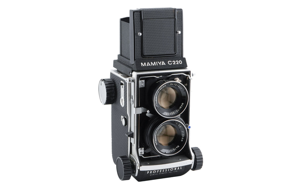 Mamiya C220 + 80mm f2.8 Sekor (Blue Dot)