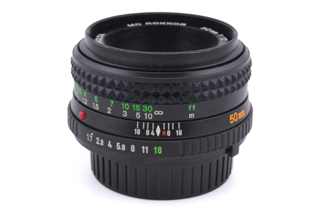 Minolta 50mm f1.7 MD Rokkor