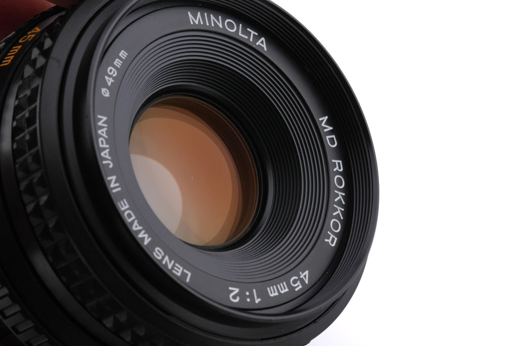 Minolta 45mm f2 MD Rokkor