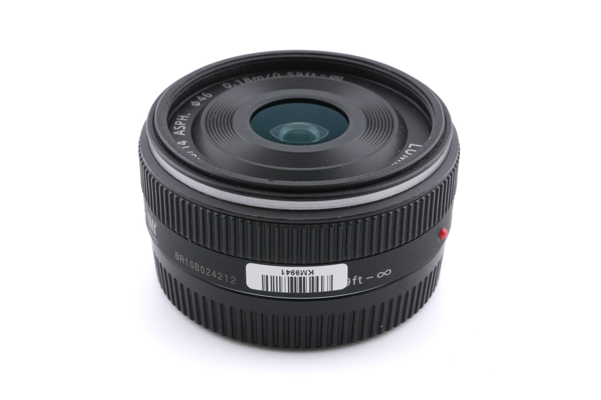 Panasonic 14mm F2.5 with metal outlet lens hood