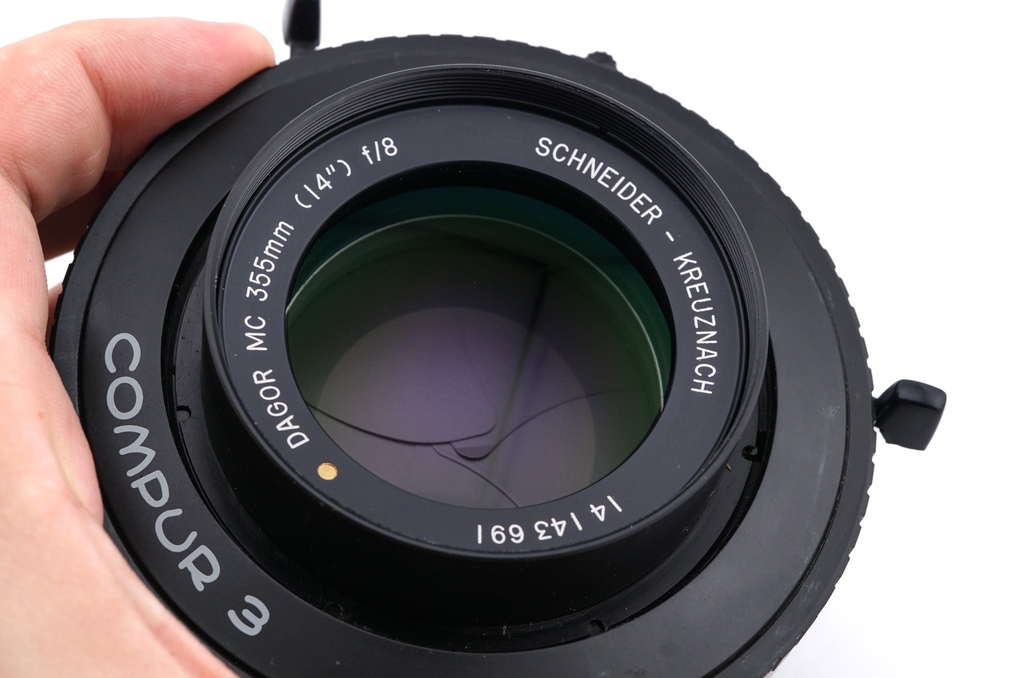 Schneider-Kreuznach 355mm f8 Dagor MC (Shutter)
