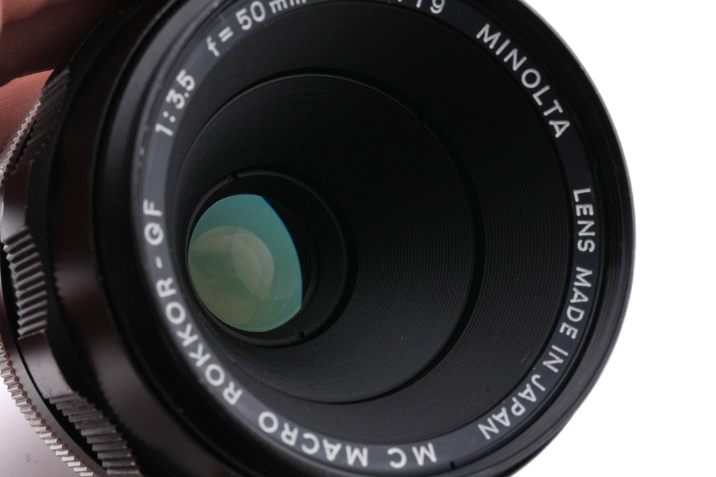 Minolta 50mm f3.5 MC Macro Rokkor-QF