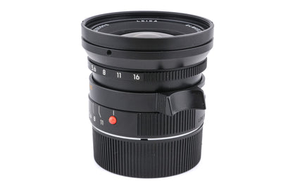 Leica 24mm f2.8 Elmarit-M ASPH. (Black, 11878) + Lens Hood (12592)
