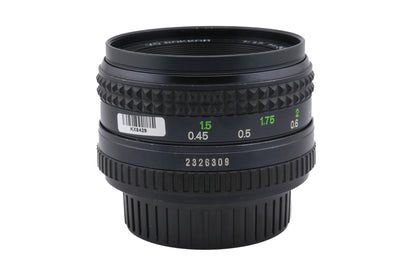 Minolta 50mm f1.7 MD Rokkor