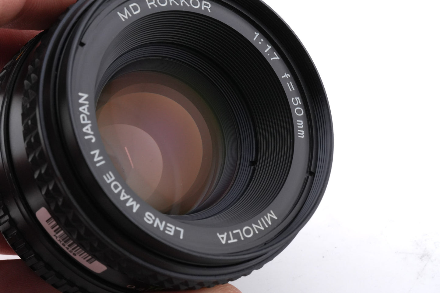 Minolta 50mm f1.7 MD Rokkor