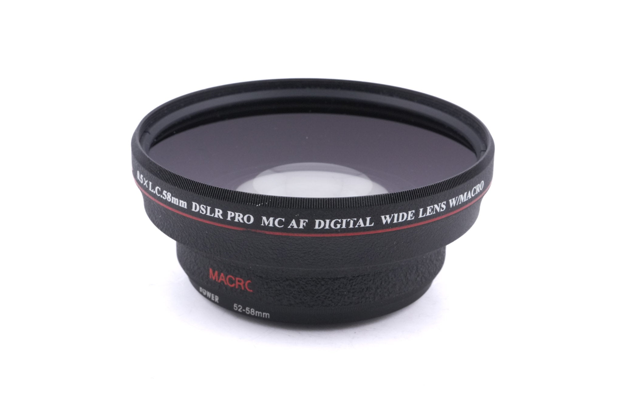 Axpro 58mm Wide Angle/Macro Converter Kit HD IS L 0.5 x L.C Pro MC AF Digital